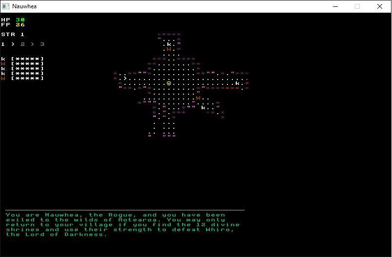 Nauwhea (7DRL) (itch) - кадр 1