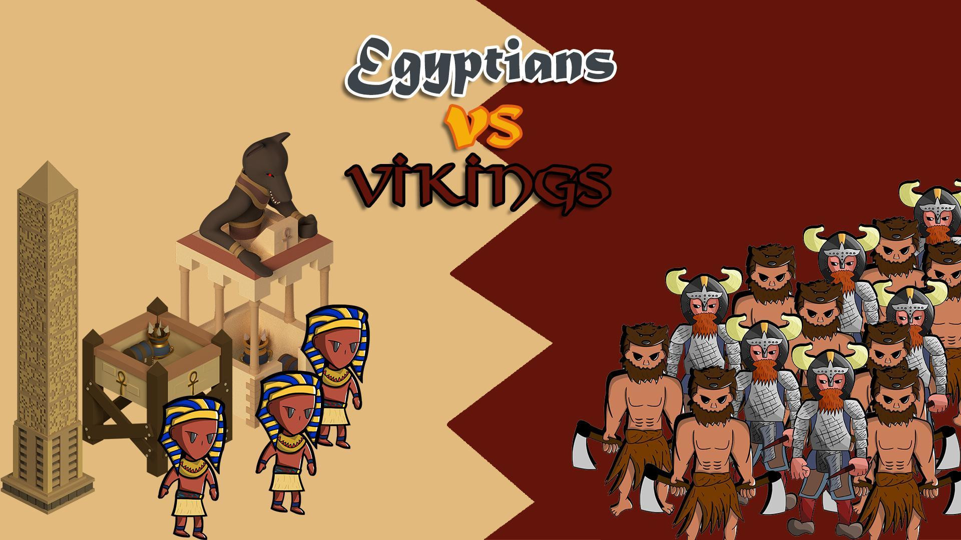 Egyptians vs Vikings (itch) - кадр 1