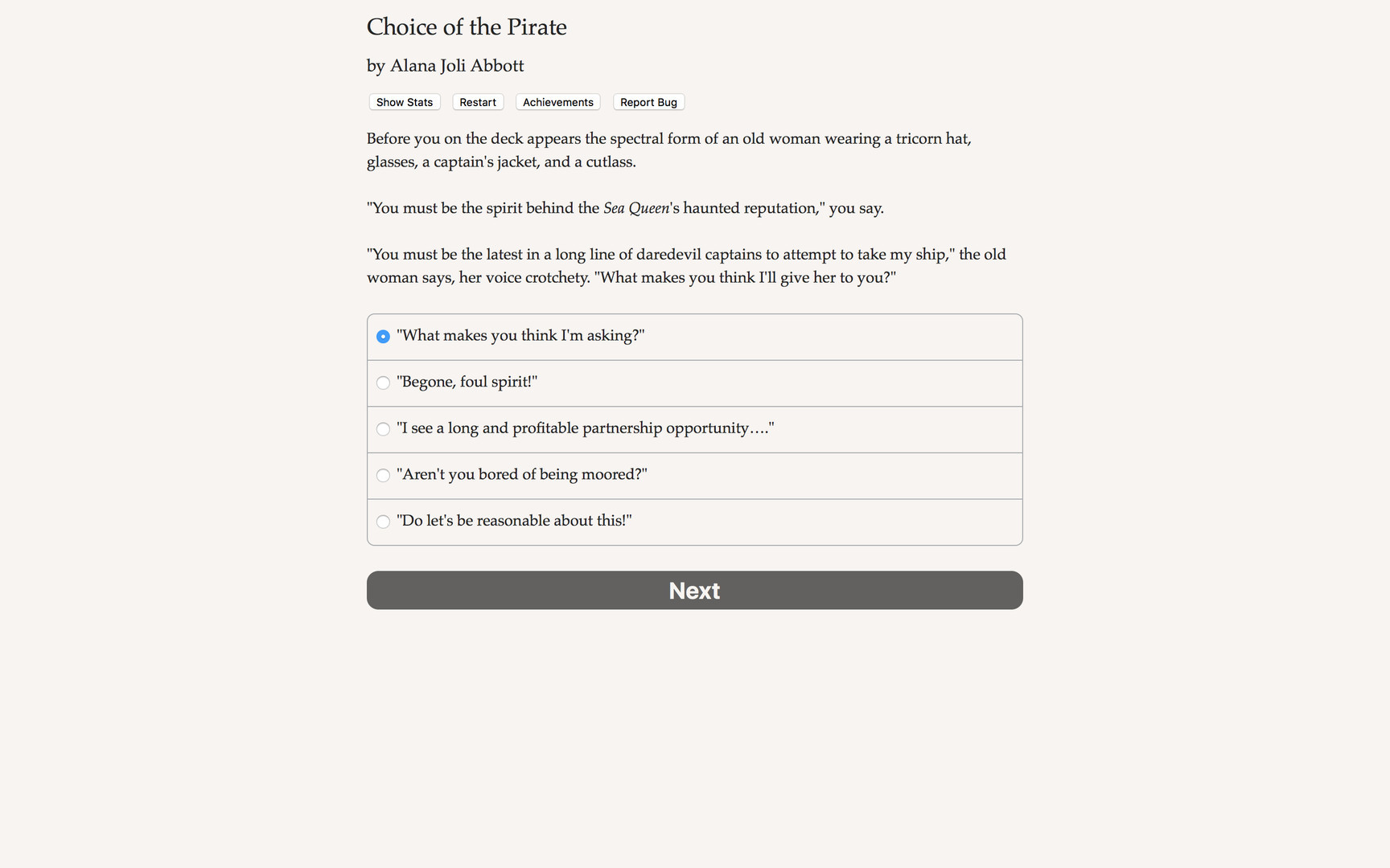 Choice of the Pirate - кадр 4