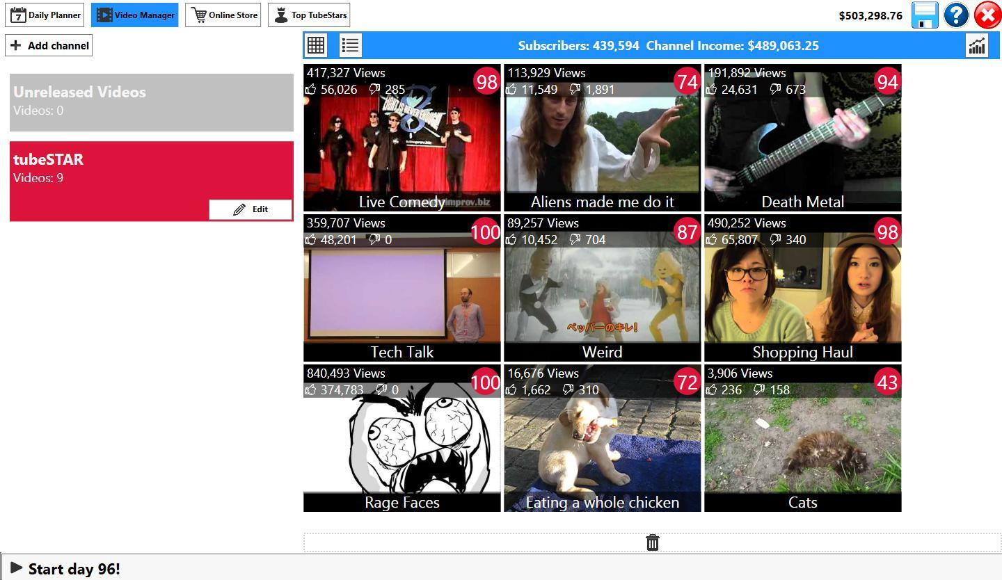 TubeStar (itch) - кадр 3