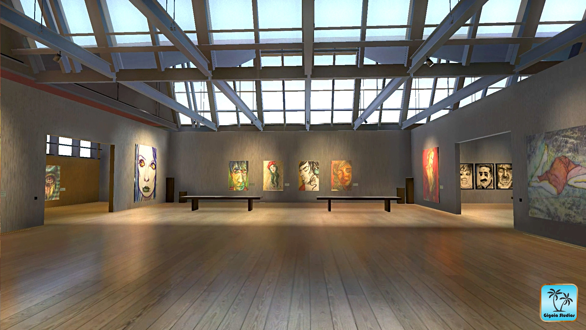FACES Virtual Art Gallery (itch) - кадр 7