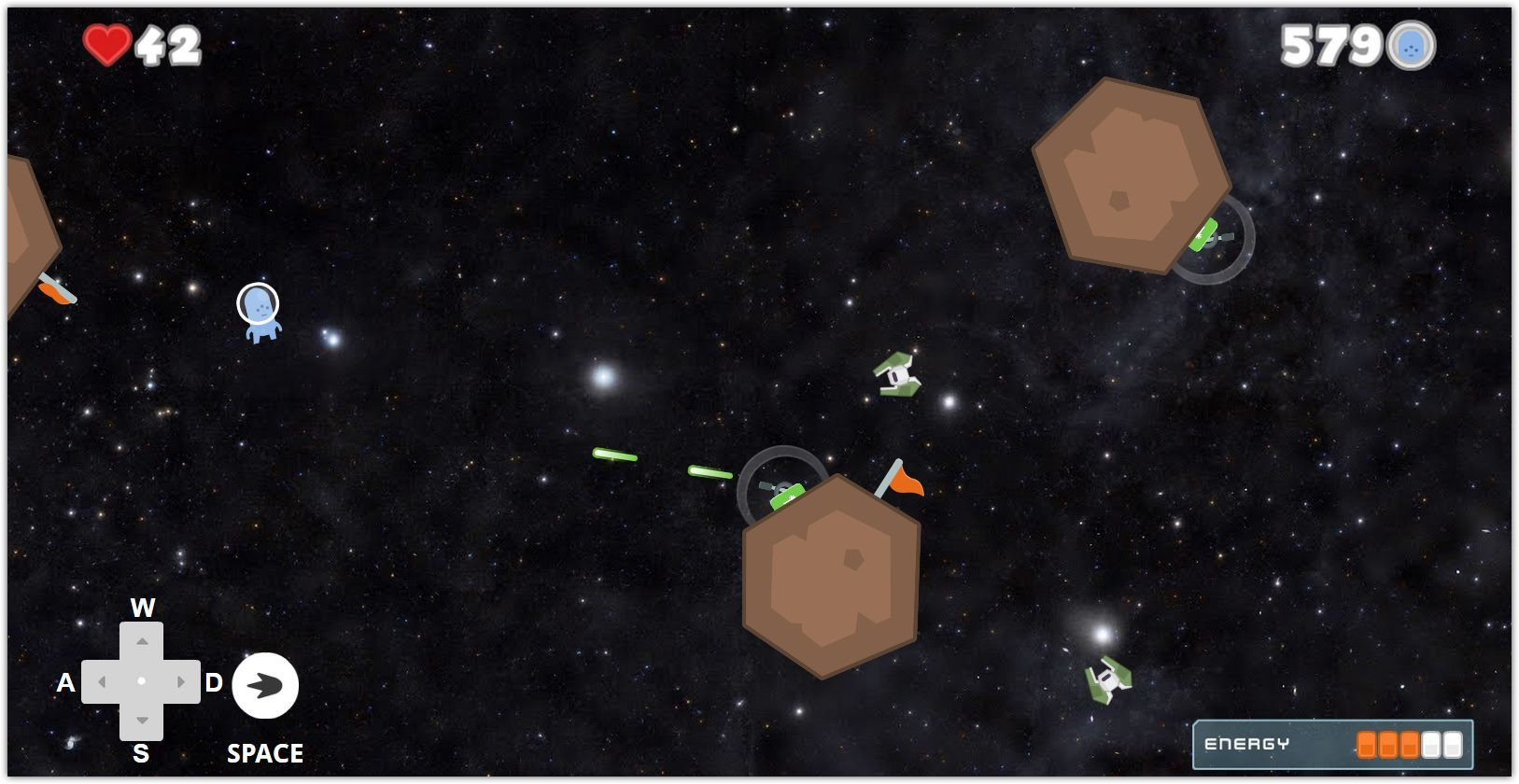 Floating Alien Guy (GameMaker) (itch) - кадр 1