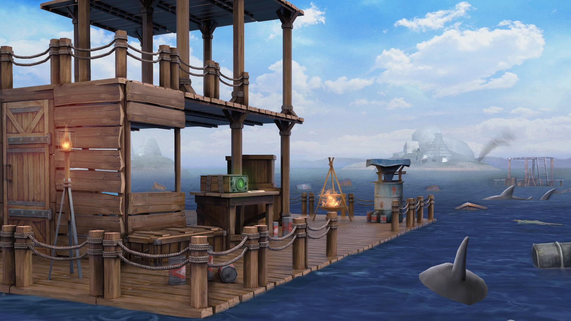 Ocean Nomad: Survival on Raft - кадр 7