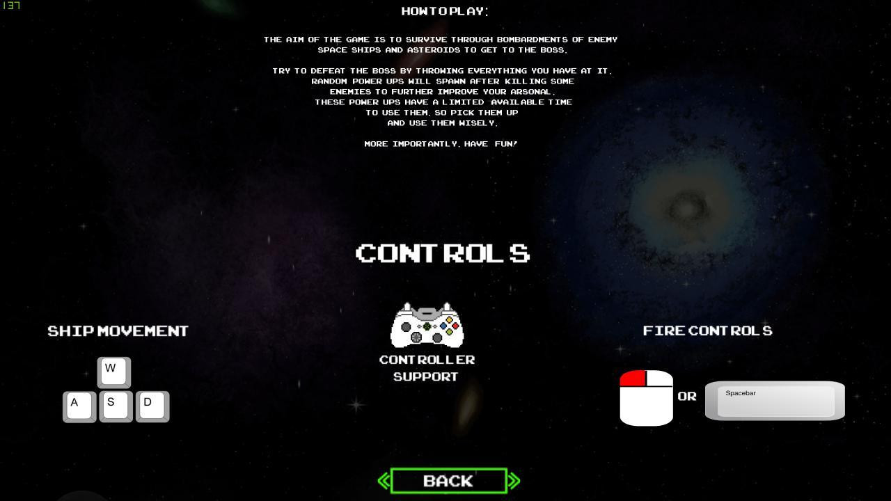 Falling Skies - The Space Shooter V1.1 (itch) - кадр 5