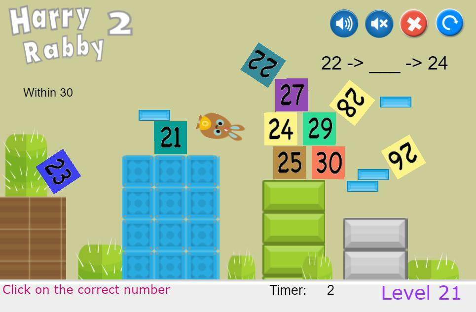 HarryRabby 2 Elementary Math - Missing number in a sequence (itch) - кадр 6
