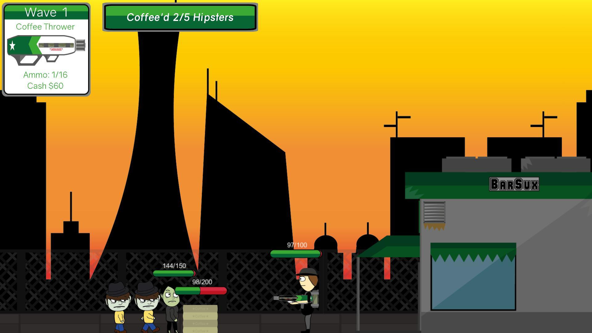 Hipster Zombies (itch) - кадр 2