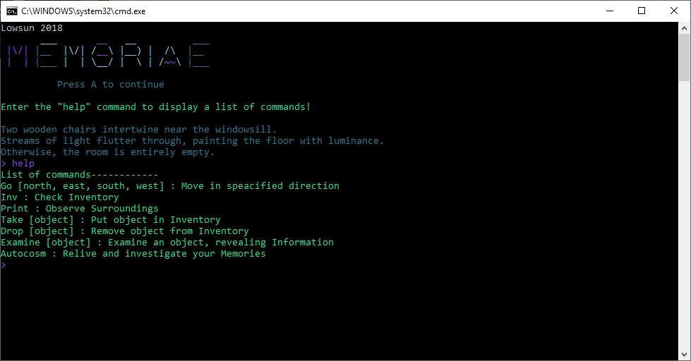 Memoriae: fragment text adventure (itch) - кадр 1