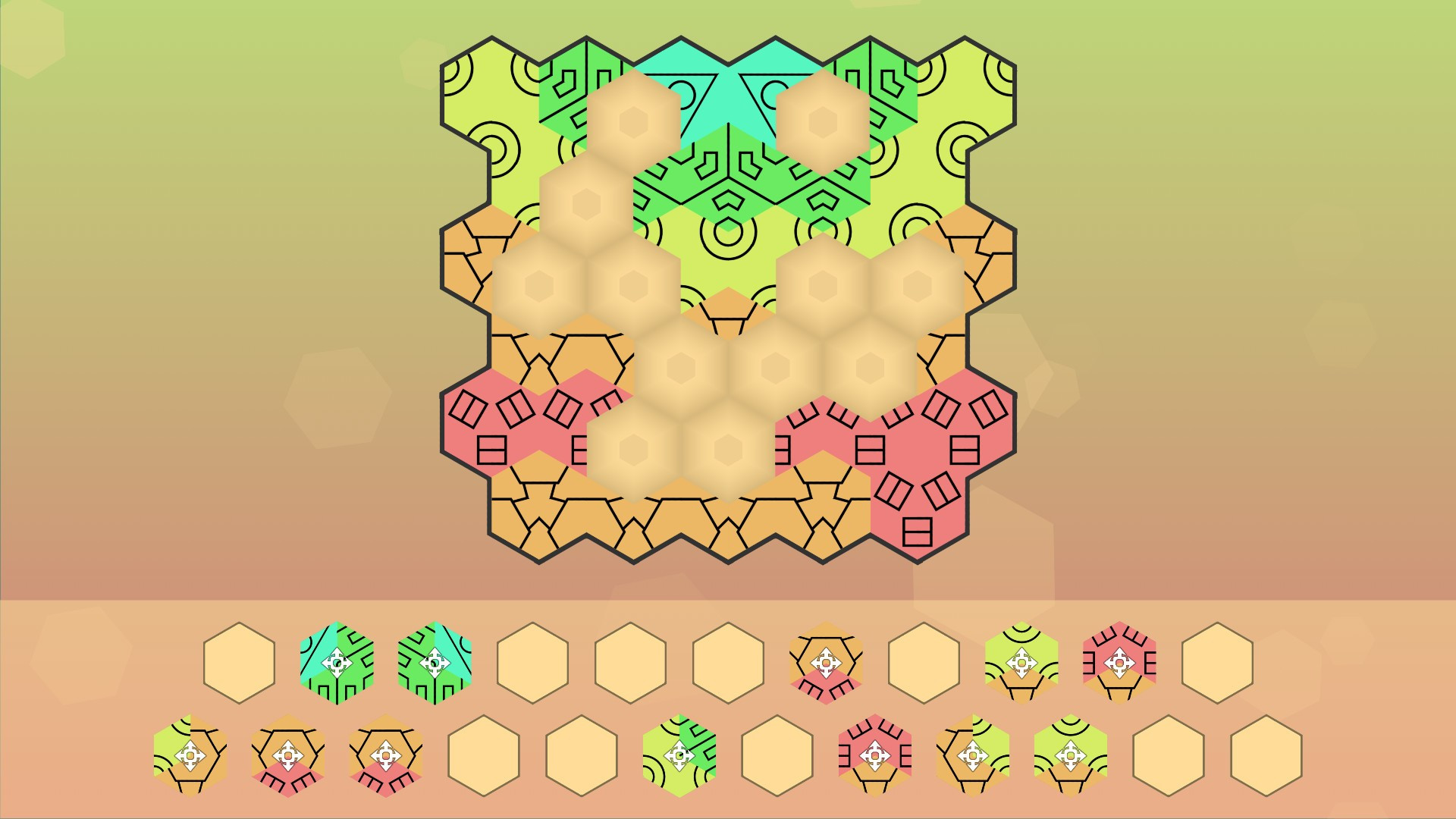 Aurora Hex - Pattern Puzzles - кадр 6