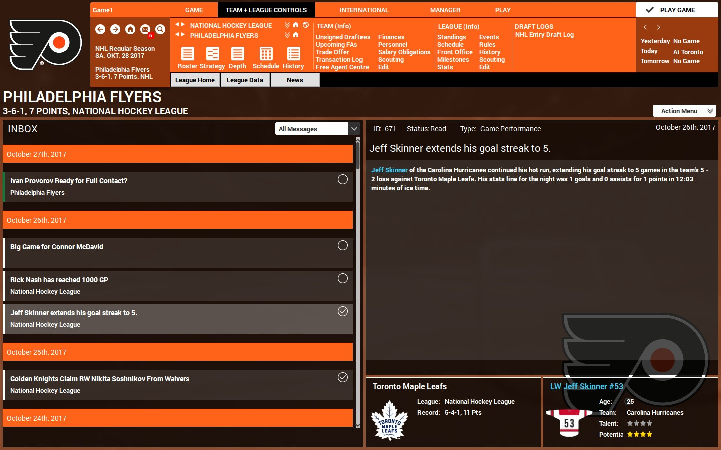 Franchise Hockey Manager 4 - кадр 13