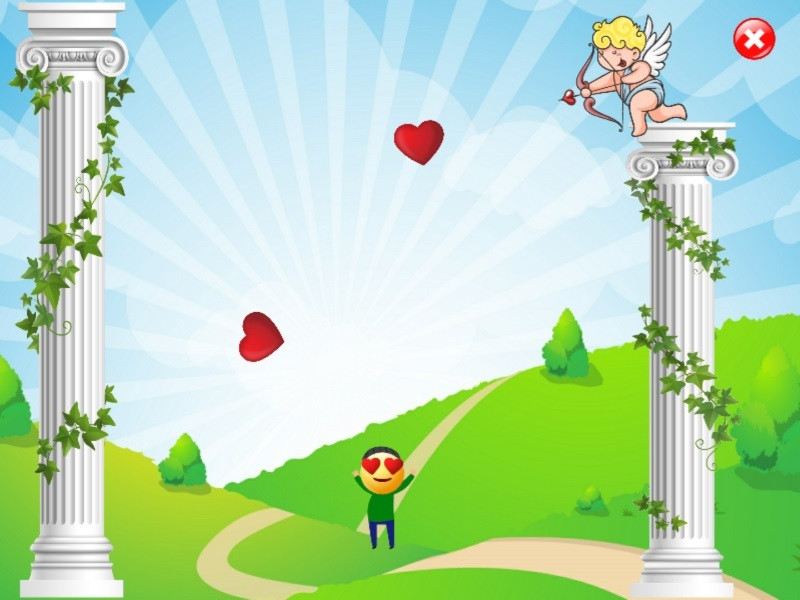 Cupid Madness - Rain of hearts for Android (itch) - кадр 4