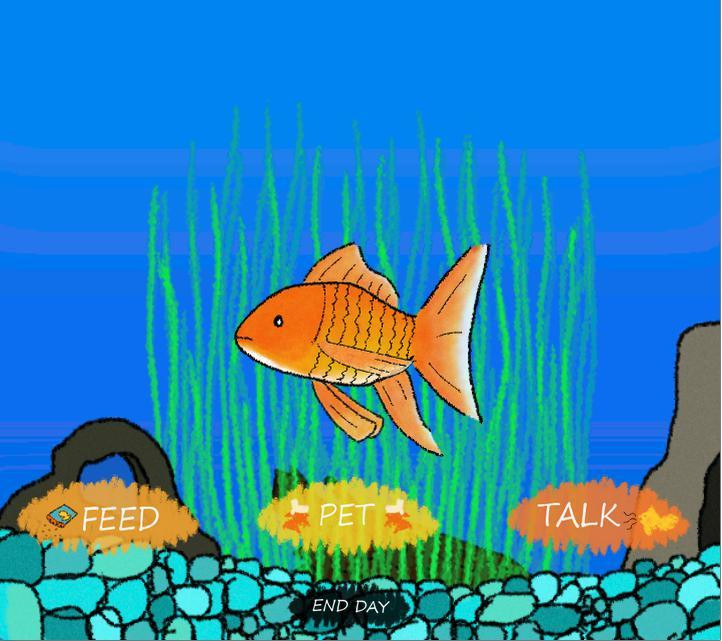 Fishual Novel: Goldfish Dating Sim (itch) - кадр 6