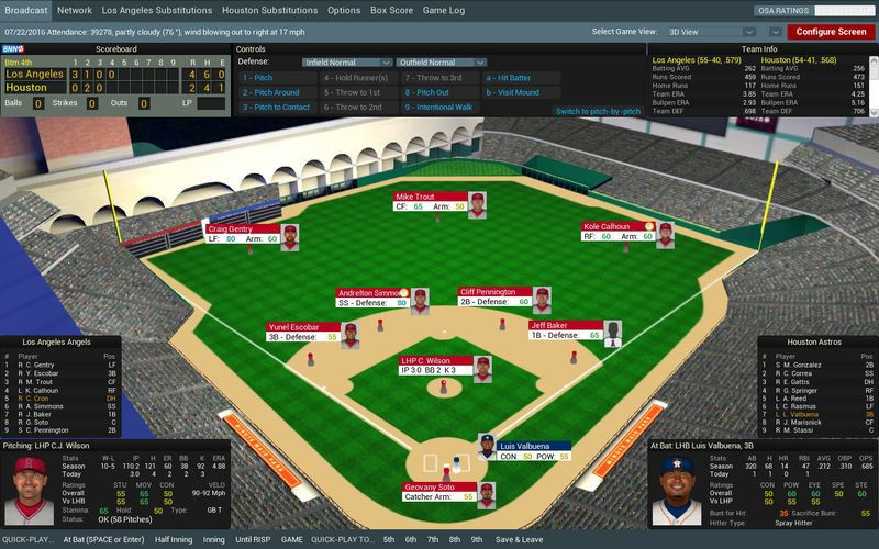 OOTP Baseball 17 - кадр 9