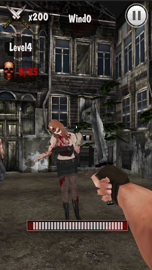 Zombie War-Knife Master3D - кадр 3