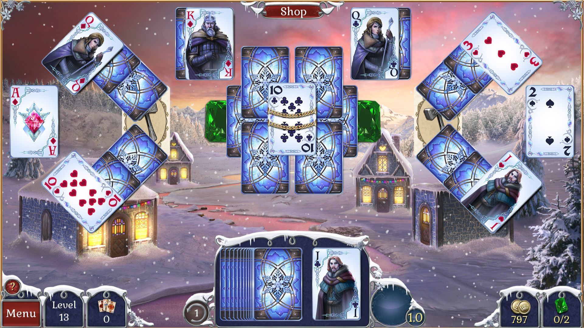 Jewel Match Solitaire Winterscapes - кадр 9