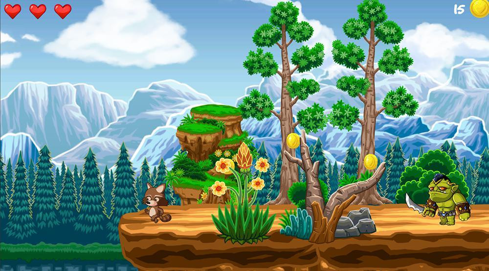 Raccoon: The Orc Invasion (Steam, Google Play) (itch) - кадр 4