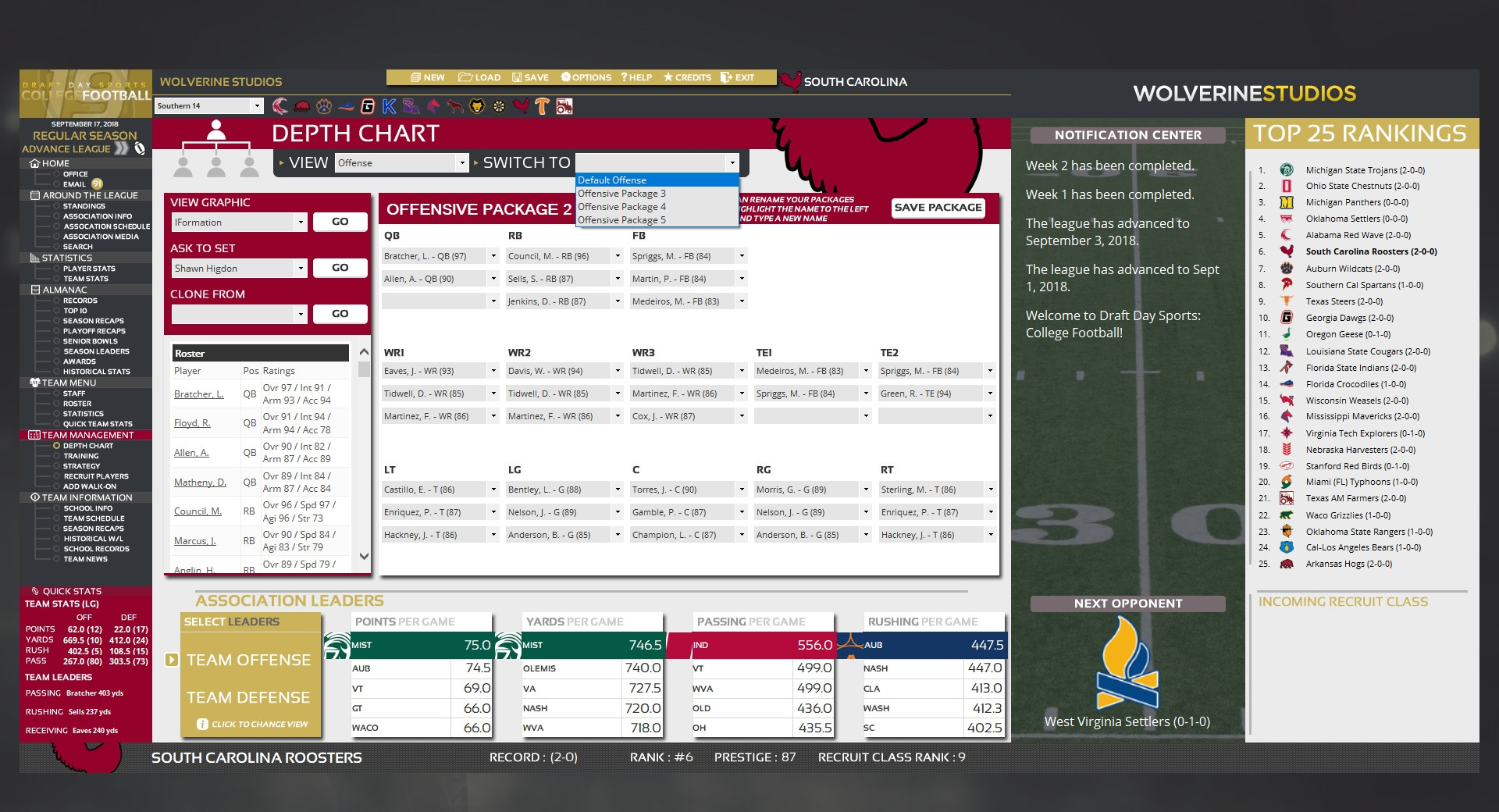 Draft Day Sports: College Football 2019 - кадр 6