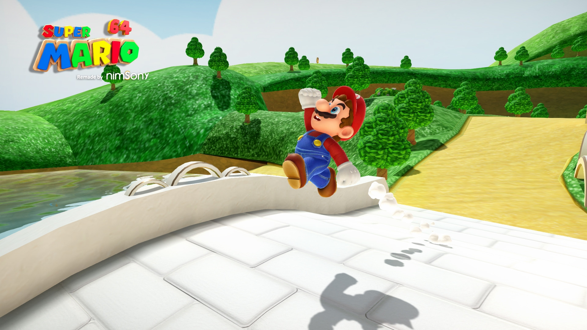 Super Mario 64 - Reimagined by NimsoNy (itch) - кадр 6
