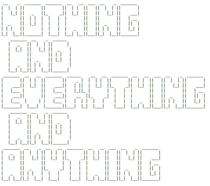 Nothing and Everything and Anything (itch) - кадр 1