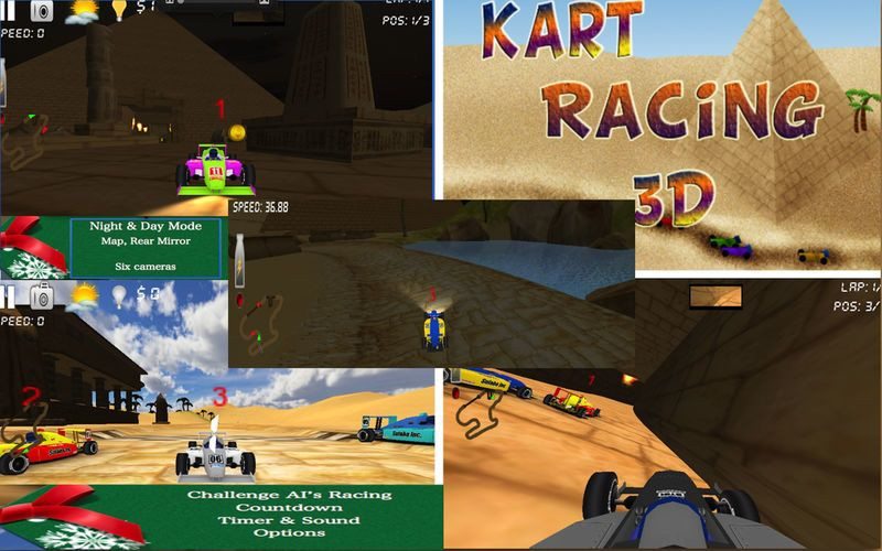 Kart Racing 3D - Top Car Racer Chaser Action Rally - кадр 4