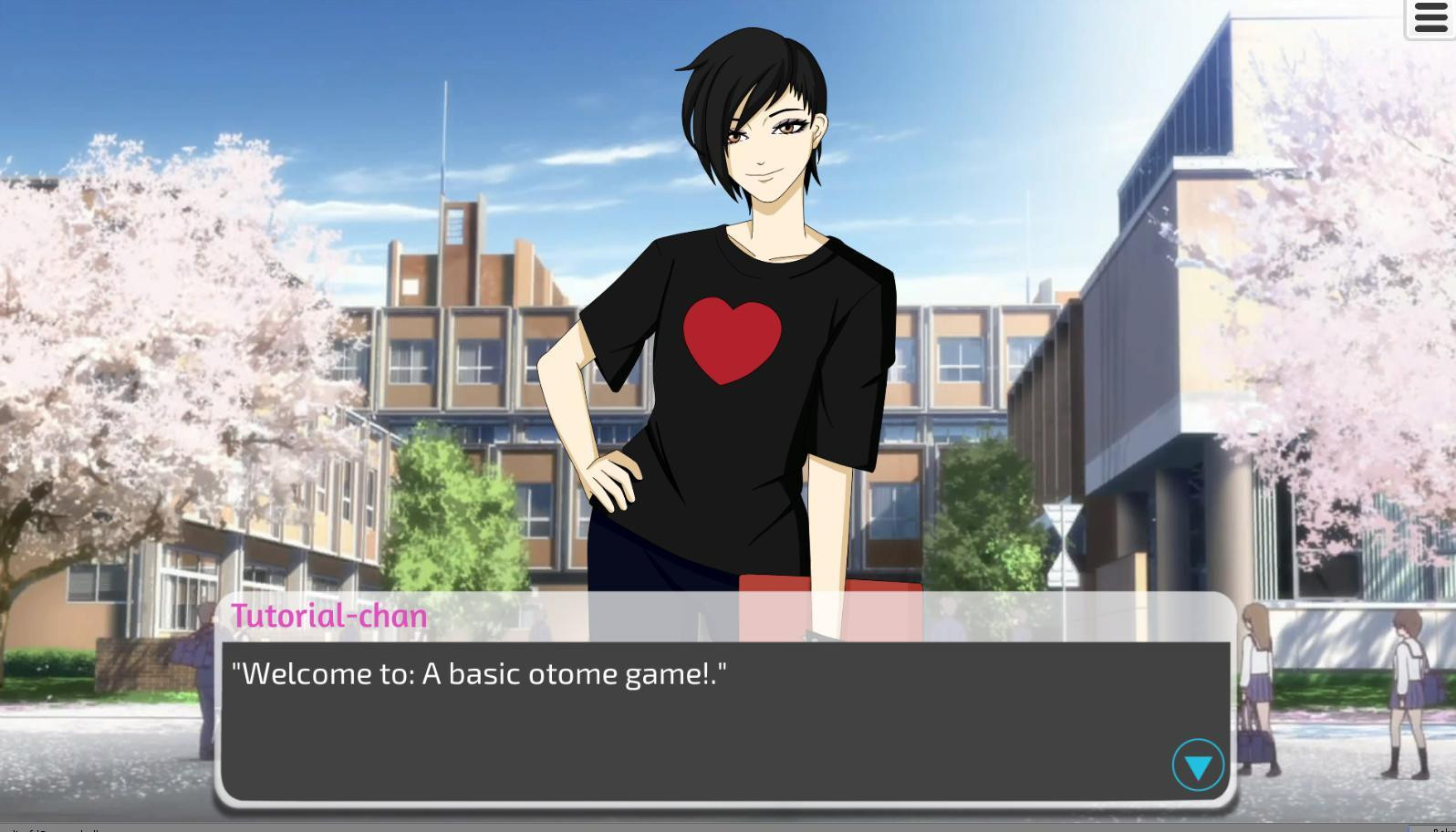 A basic Otome game! (itch) - кадр 4