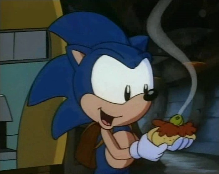 sonic the hedgehog eats a chili dog (itch) - кадр 1