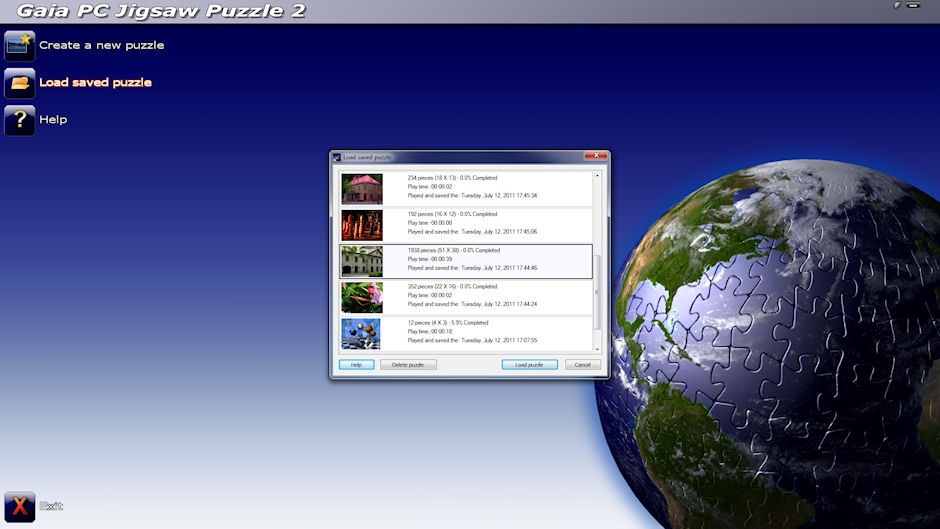 Gaia PC Jigsaw Puzzle 2 - кадр 3