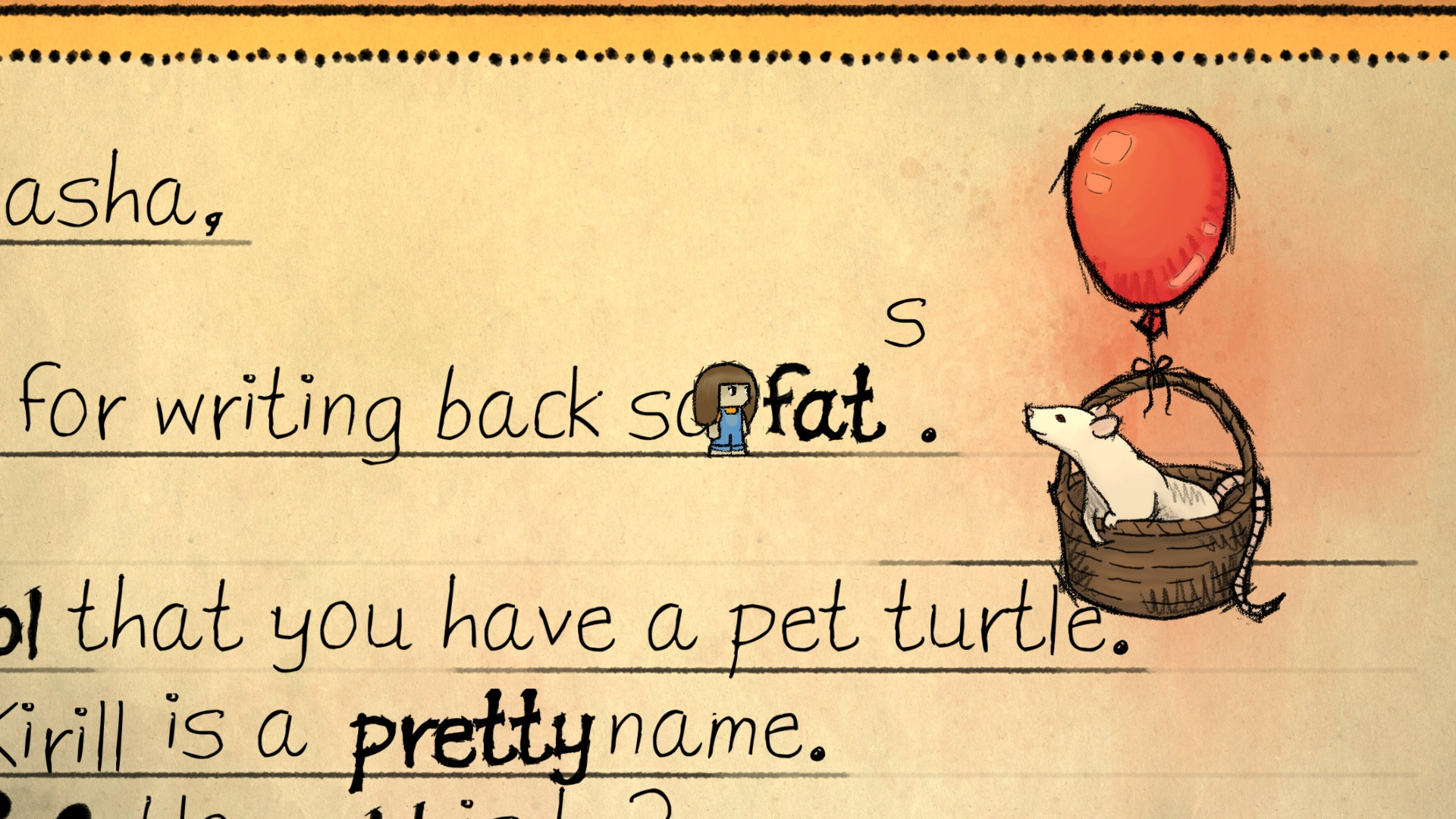 Letters - a written adventure (First prototype) (itch) - кадр 2