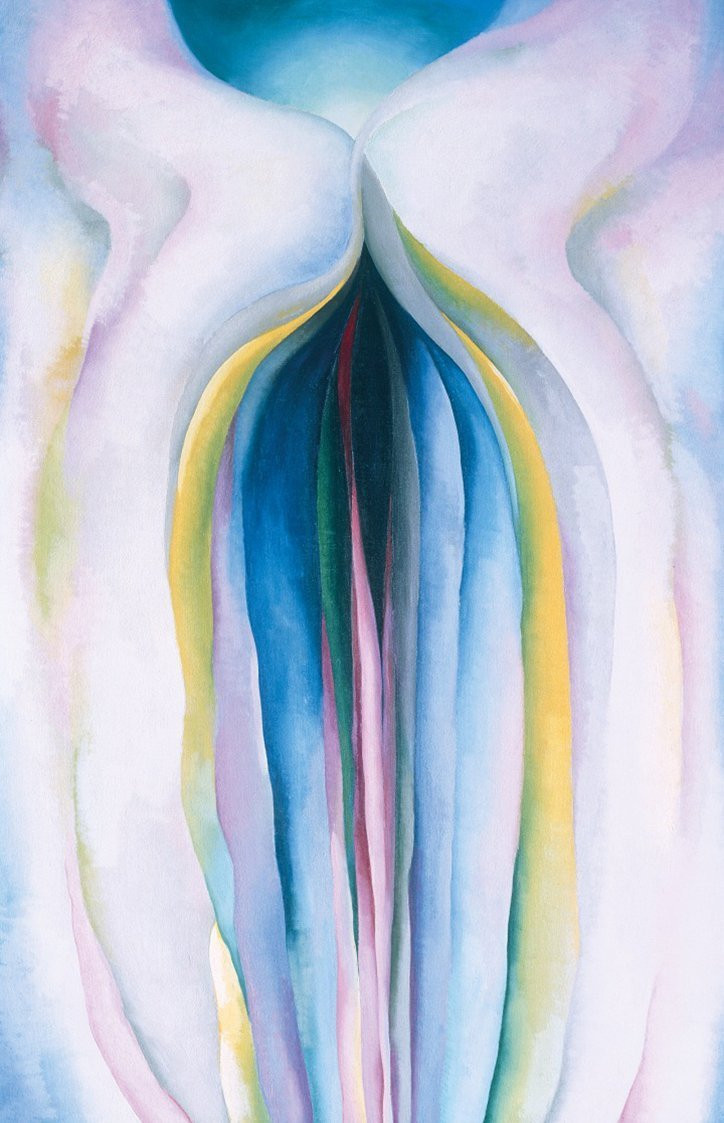 Georgia O'Keeffe - Grey Lines with Black, Blue and Yellow, 1923 (itch) - кадр 1