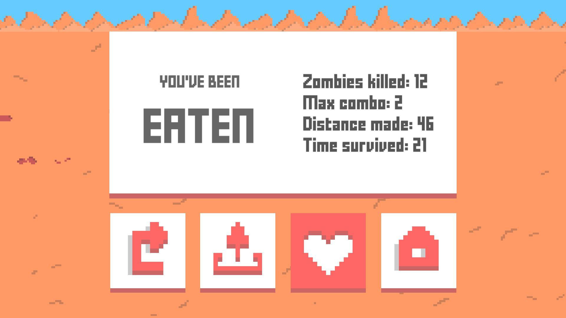 8Bit Hardcore: Zombie Blast (itch) - кадр 6