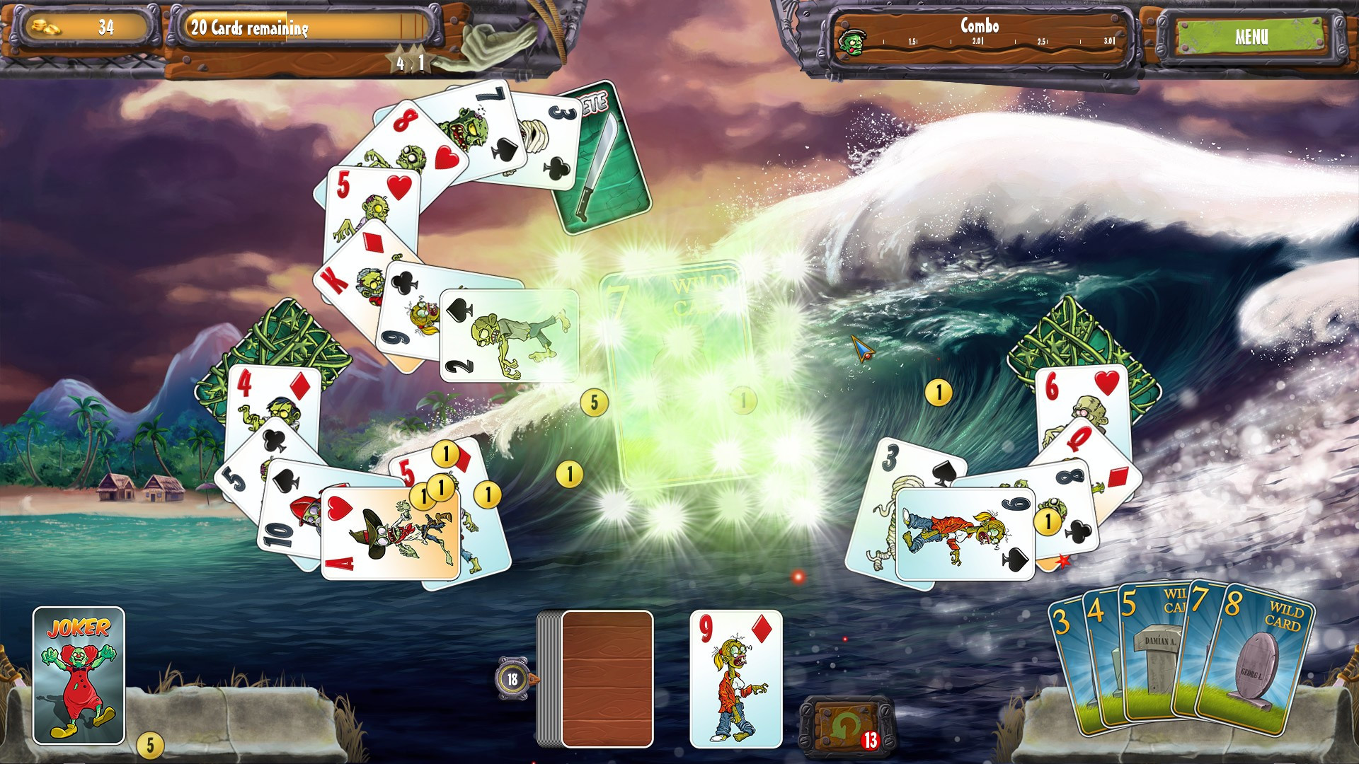 Zombie Solitaire 2 Chapter 3 - кадр 8