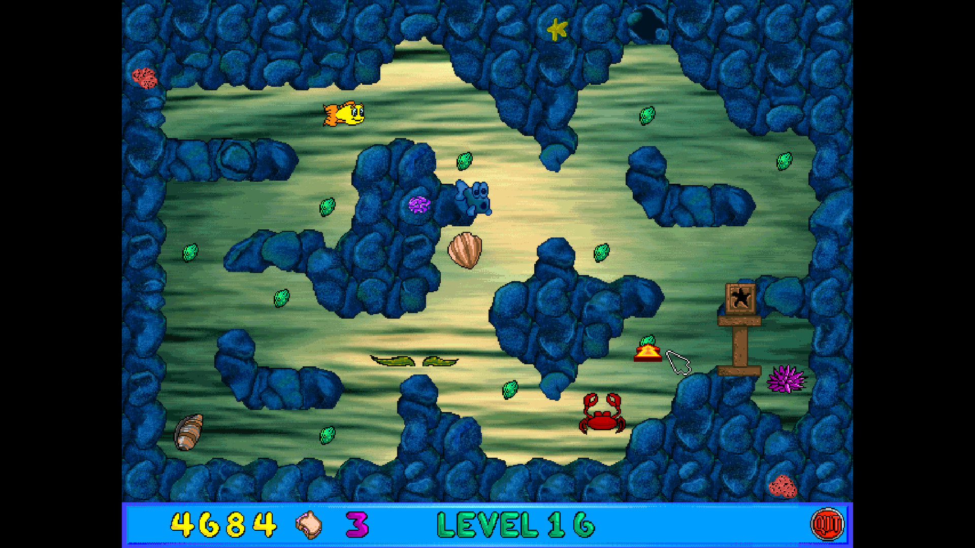 Freddi Fish and Luther's Maze Madness - кадр 5