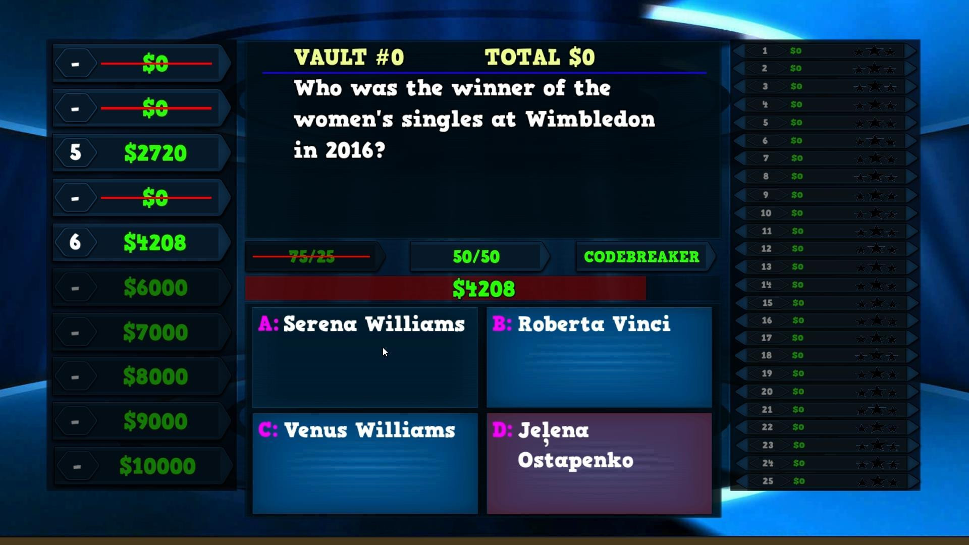 Trivia Vault: Tennis Trivia - кадр 5