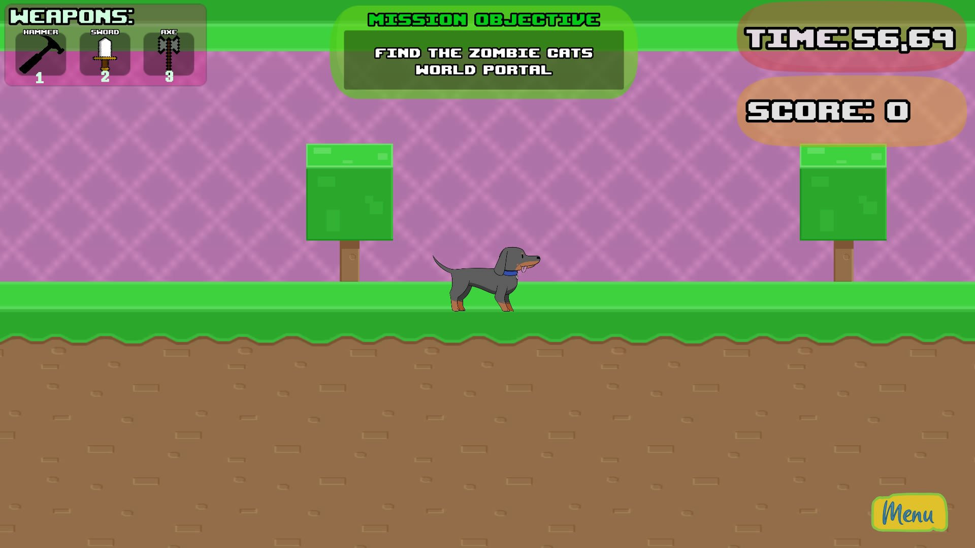 Mr. Sausage vs The Zomcats (itch) - кадр 3