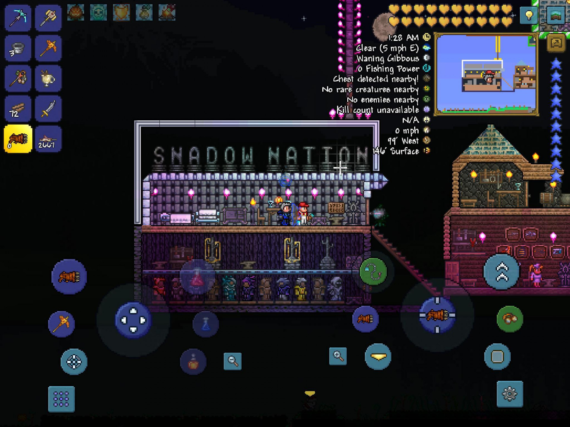Terraria PVP Guns Only_Map (itch) - кадр 7