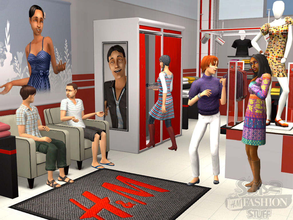 The Sims 2 H&M Fashion Stuff - кадр 4