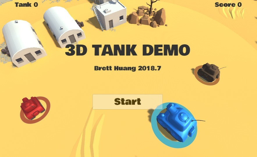 3D Tank Demo (itch) - кадр 1