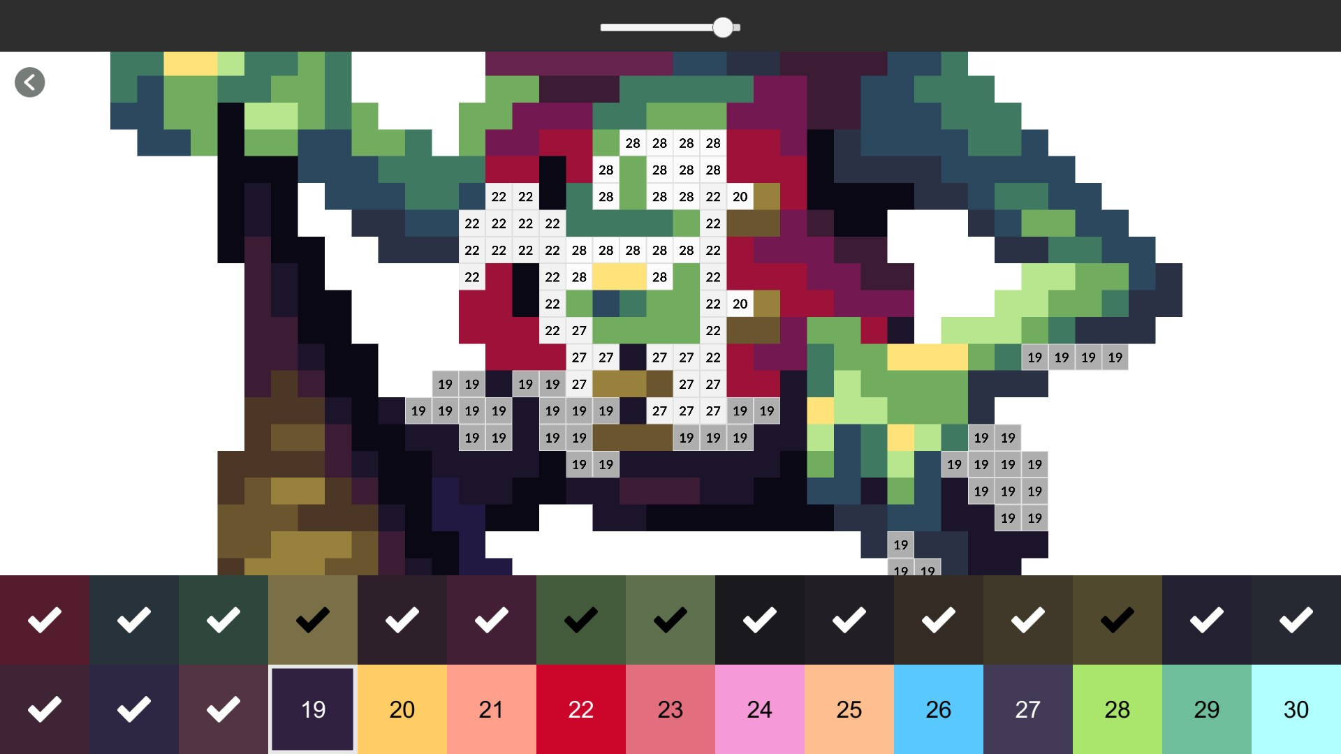 Pixel Art Monster - Color by Number - кадр 10