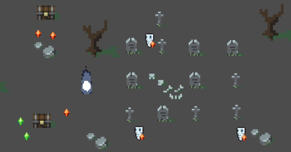 Save ghosts from Hell with Gems (itch) - кадр 1
