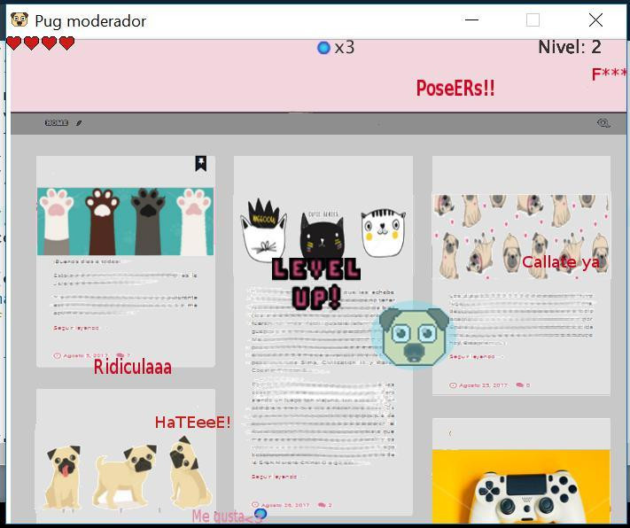 Pug moderador (itch) - кадр 1