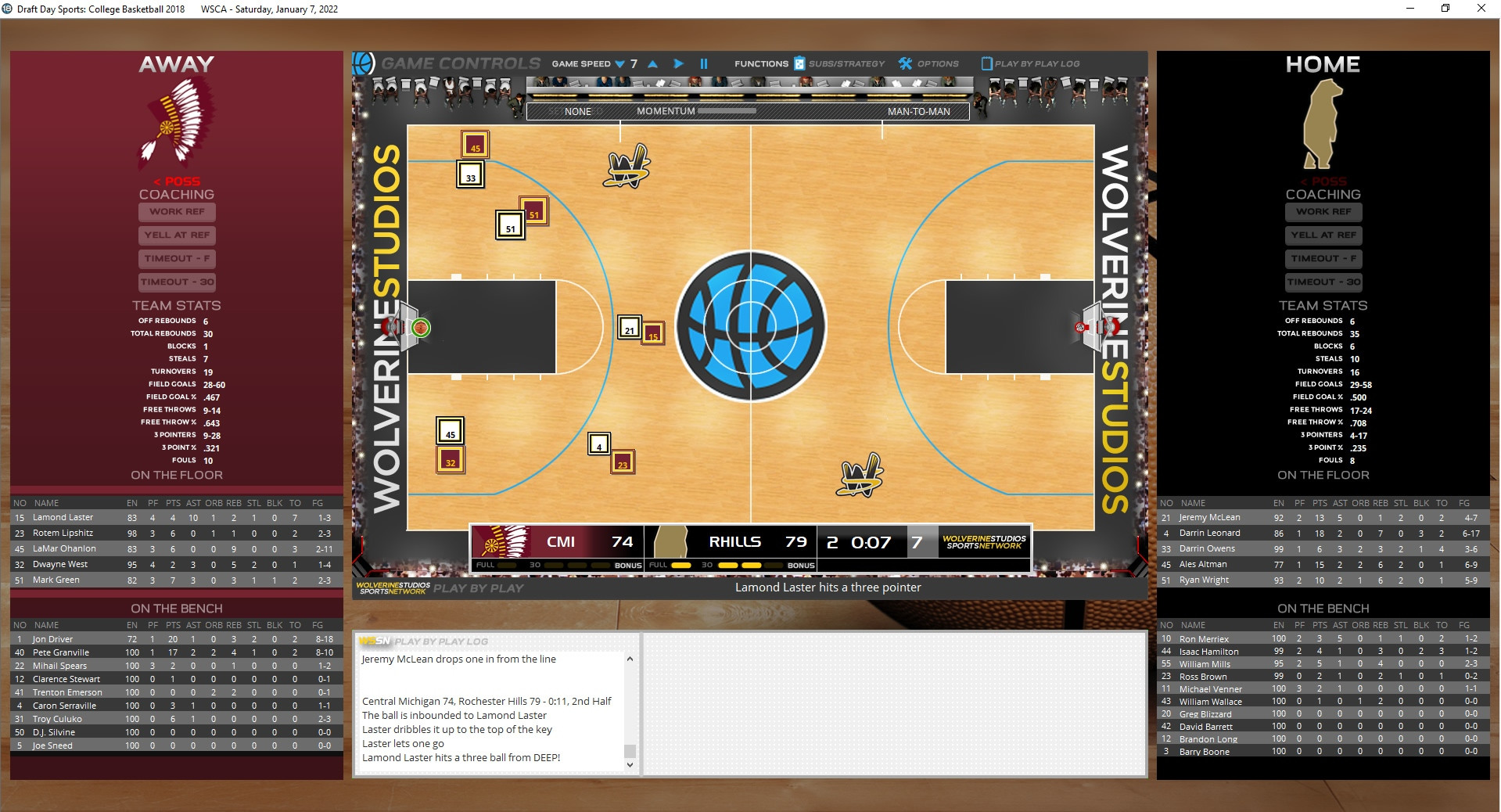 Draft Day Sports: College Basketball 2018 - кадр 4