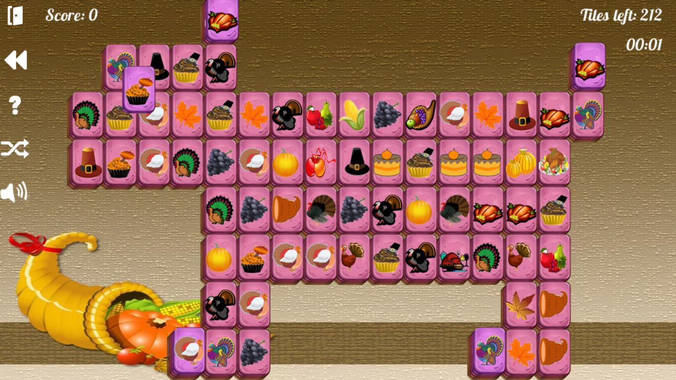 Mahjong for Thanksgiving (itch) - кадр 5
