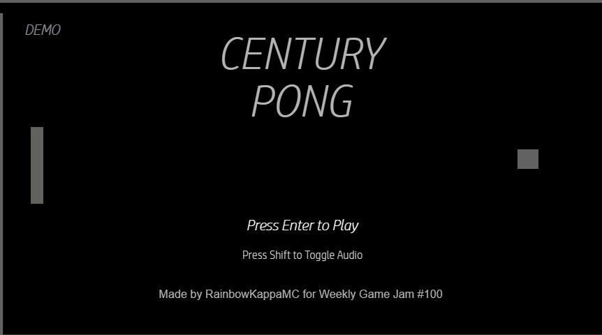 Century Pong (itch) - кадр 2
