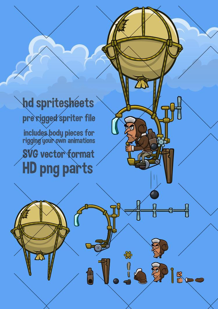 Flying contraption (itch) - кадр 1