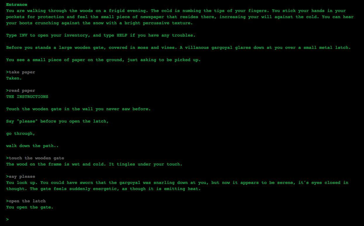 The Instructions (itch) - кадр 1
