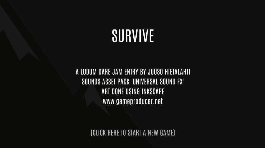 Survive (LDJAM) (itch) - кадр 1