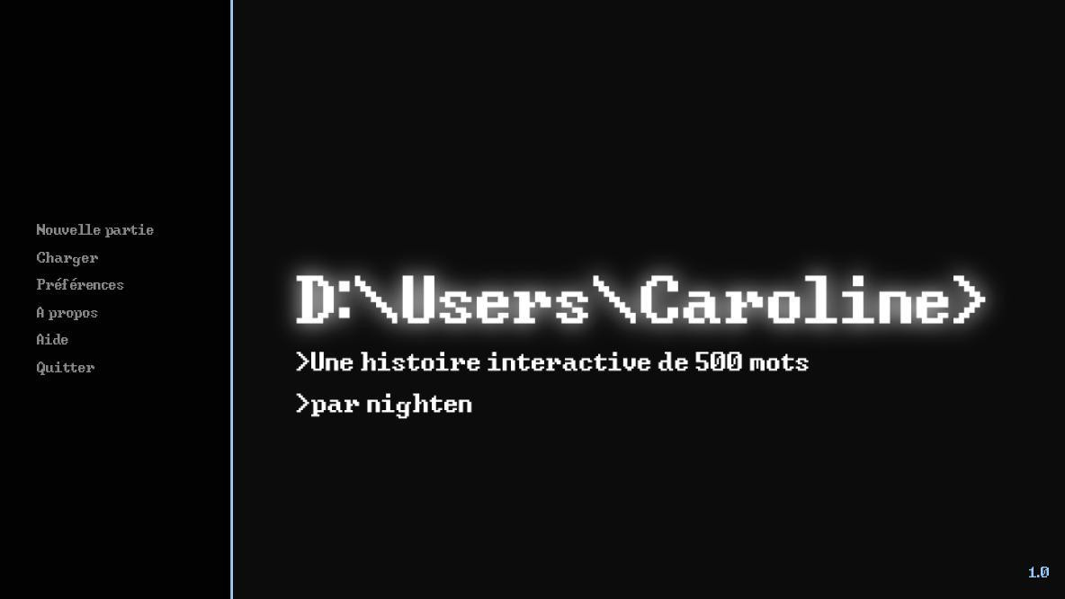 D:\Users\Caroline> (itch) - кадр 2