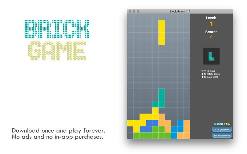 Brick Game - Retro columns arcade/handheld game - кадр 1
