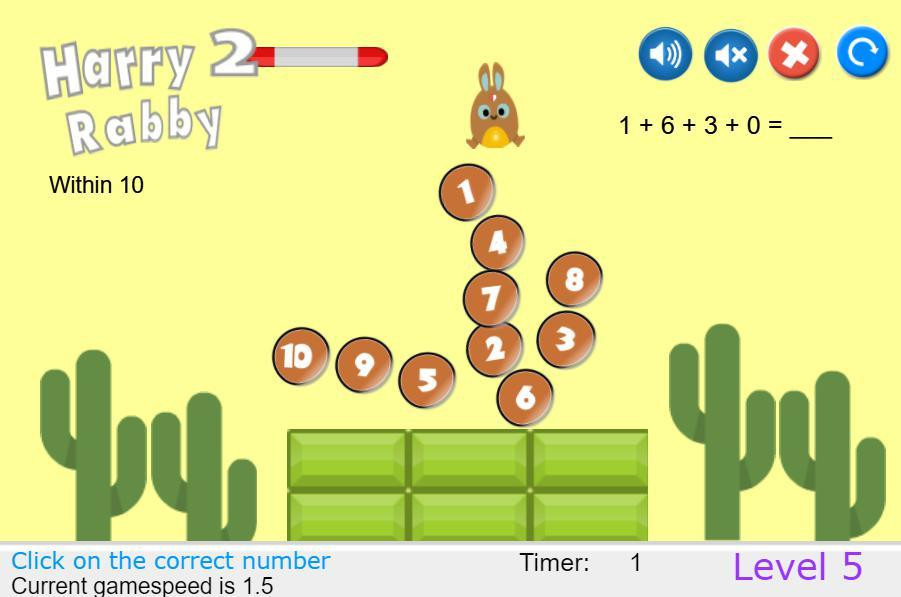 HarryRabby Elementary Math - Adding 4 Numbers (itch) - кадр 5