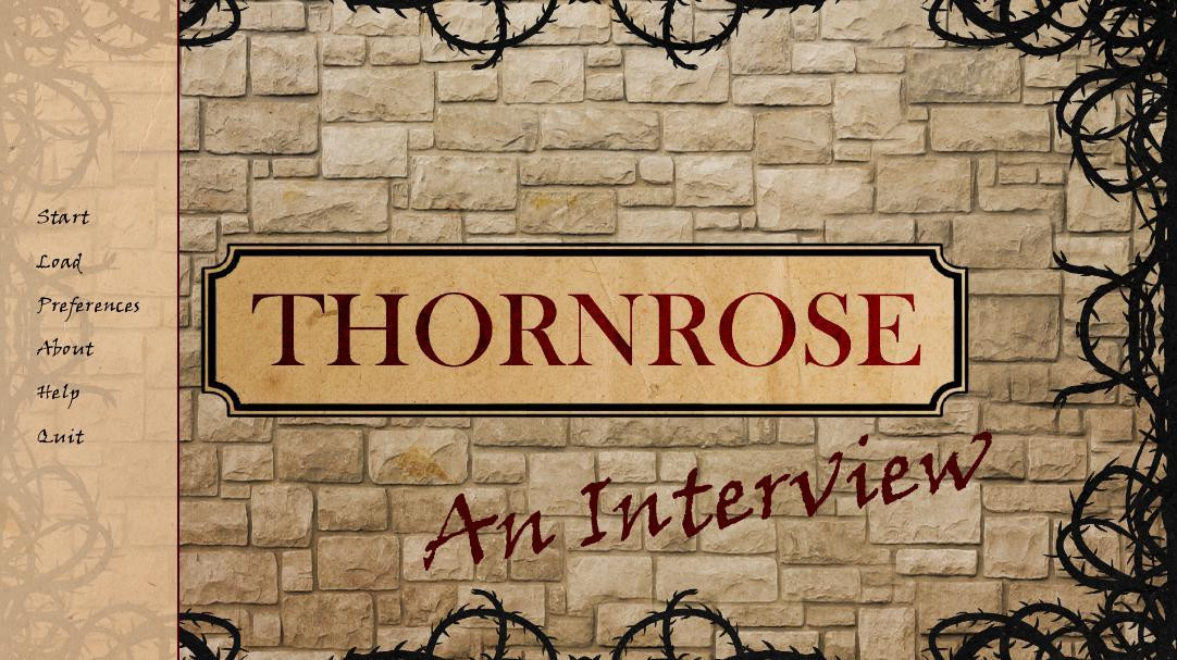 Thornrose - An Interview (Playable Essay) (itch) - кадр 1