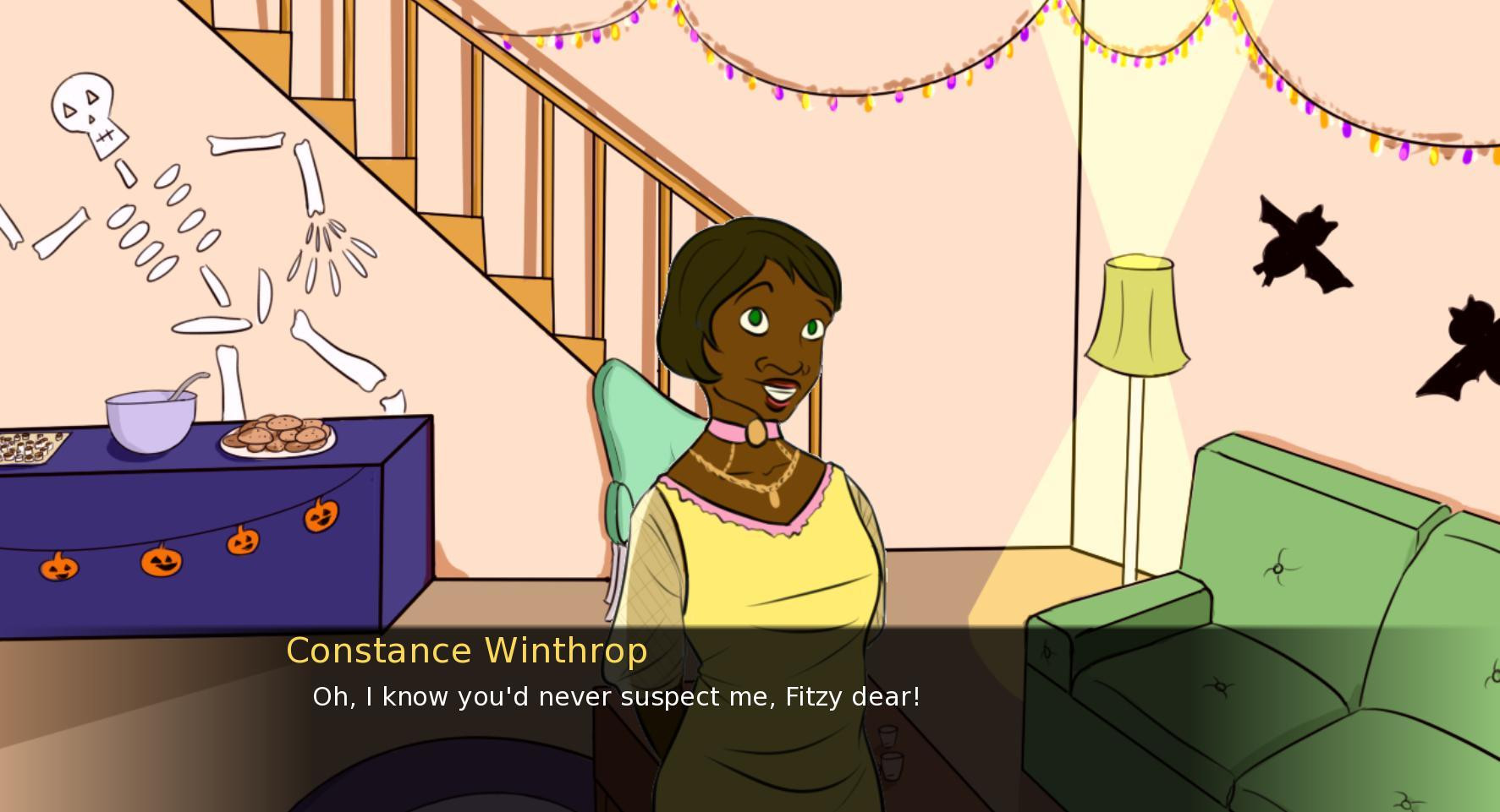 Who Killed Marigold: a Jazz Age Murder Mystery Dating Sim (itch) - кадр 5